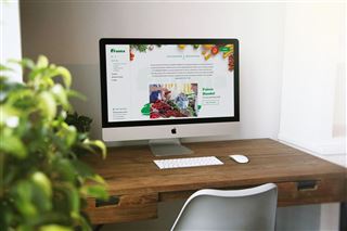 Computer Mockup des Fruma Online Shops