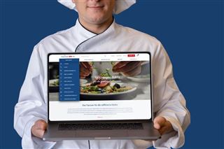 Referenz GrandChef Premium Food Laptop Mockup Homepage