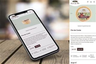 Onlineshop Luech da Pcei mobile Screen