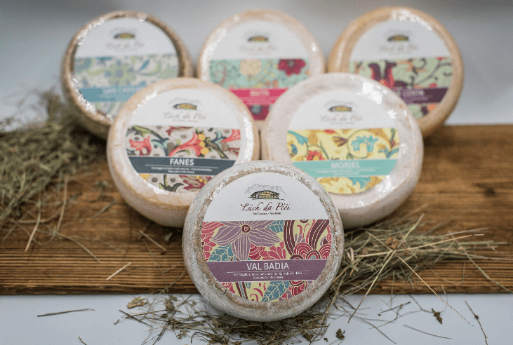 Immagine progetto referenza Luech da Pcei - tipi di formaggio