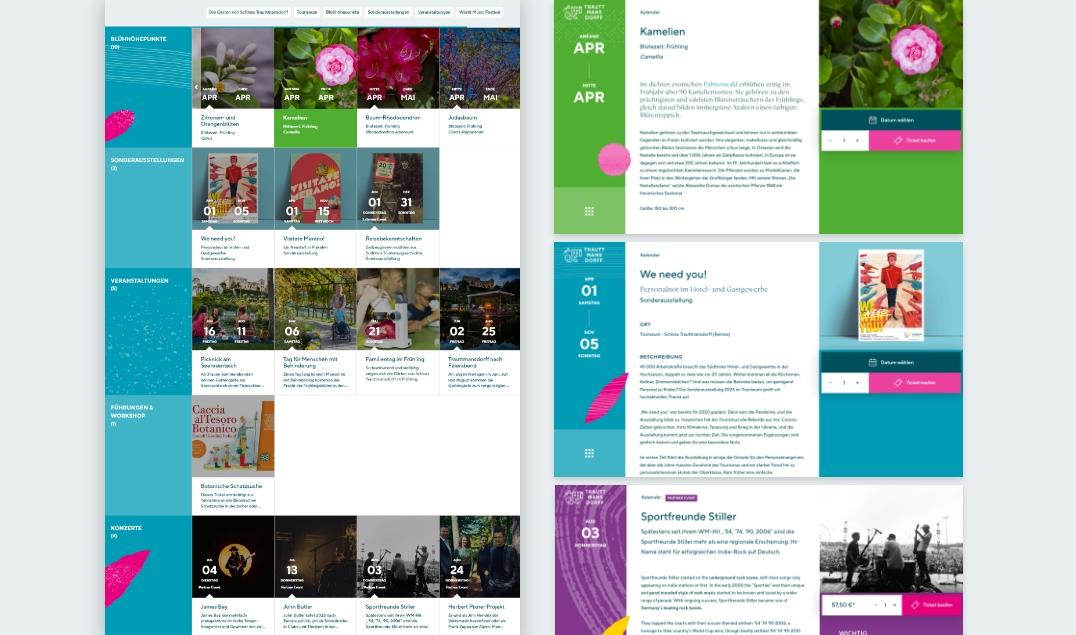 screenshots trauttmansdorff website